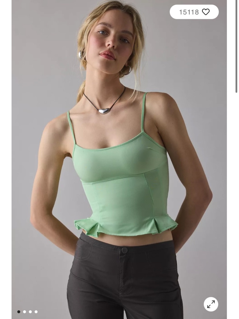 Urban Outfitters Peplum Tank